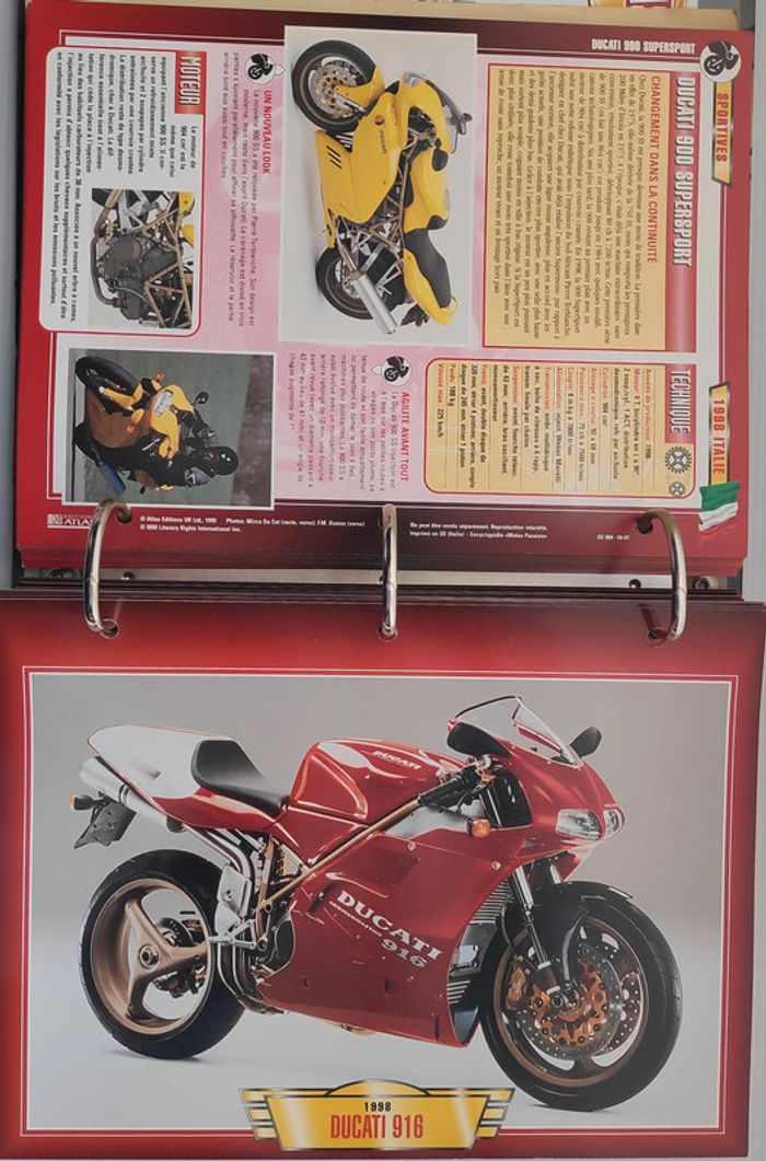 222 fiches Motos Sportives - Classeur Motos Passion - photo numéro 6