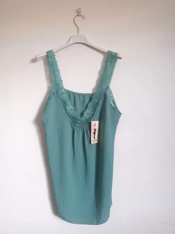 Blusa tirantes mujer azul