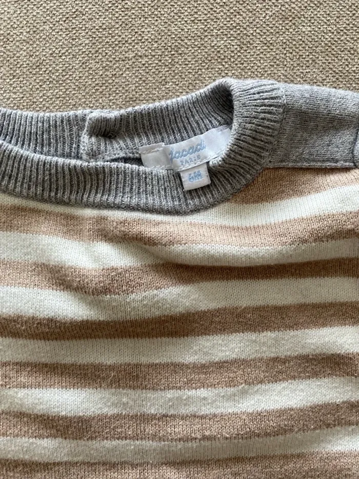 Pull jacadi cachemire 6 mois - photo numéro 2