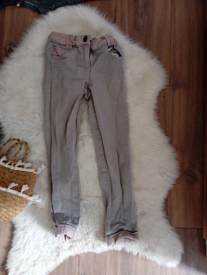 Lot fille pull little Karl Marc John+ jean dpam bicolore 8 ans - photo numéro 5