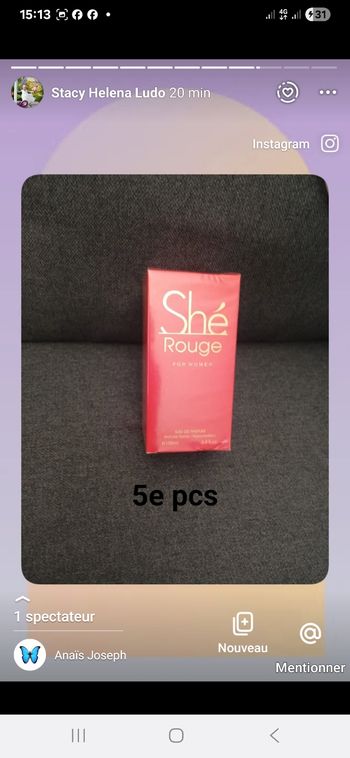 Parfums neuf sous blister