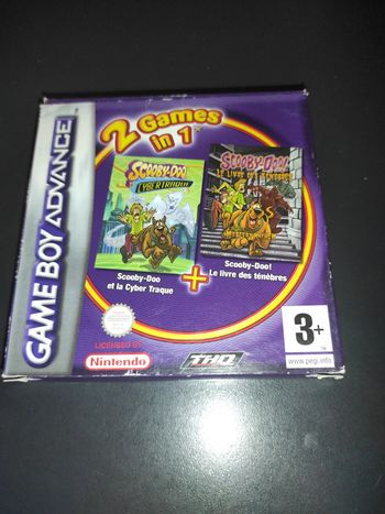2 games in 1 Scooby doo Nintendo game boy advance
