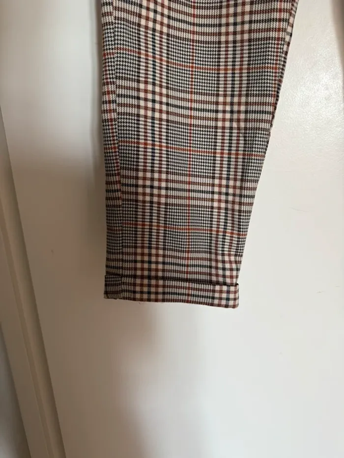 Pantalon à carreaux en très bon état taille 42 blendshe - photo numéro 3