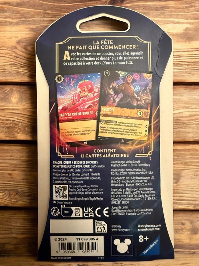 Ravensburger lot de 2 boosters Disney Lorcana Ciel Scintillant - photo numéro 4