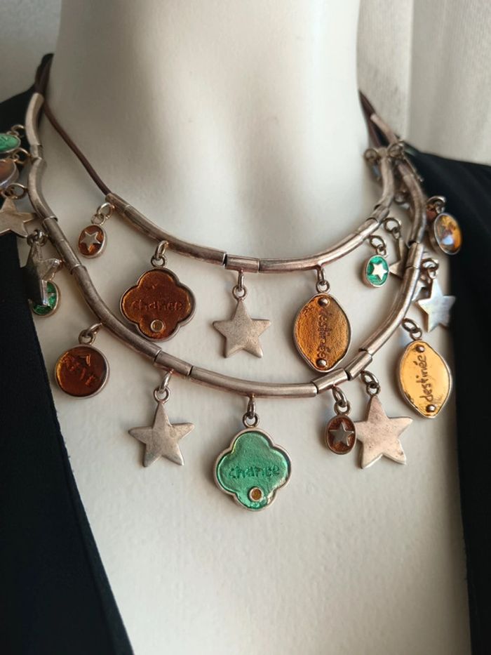 Réminiscence | Collier double rang - photo numéro 7