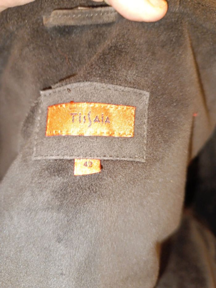 Blouson en cuir neuf marron t 42 - photo numéro 4