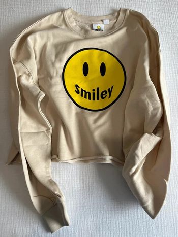 Smiley - Sweat court fille XS