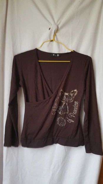Tee-shirt cache-coeur