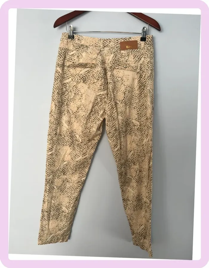 Pantalon fluide imprimé effet peau d'animal – Eva Kayan 🐆 - photo numéro 6