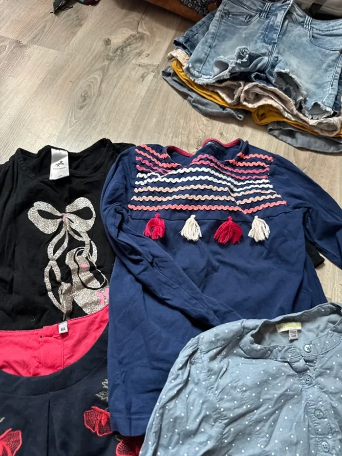 Lot tee-shirts tunique 8 ans fille - photo numéro 5