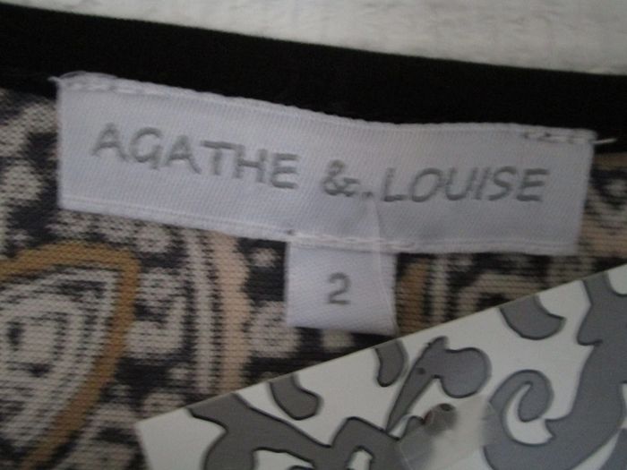 T-shirt noir et camel imprimé Agathe & Louise 40 - photo numéro 8