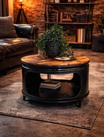 Table basse industrielle 