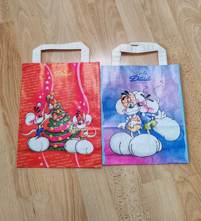 2 sac en papier Diddl
