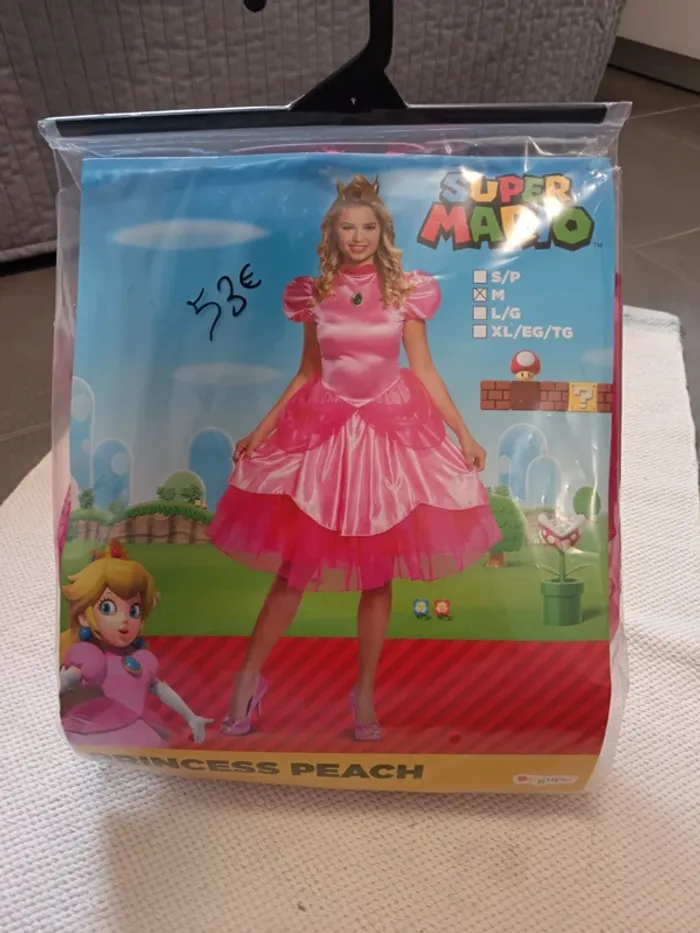 Déguisement officiel princesse Peach Mario