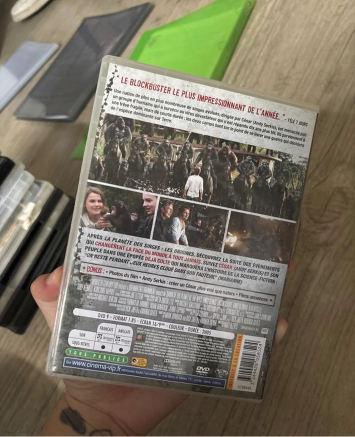 dvd la planète des singes - photo numéro 2