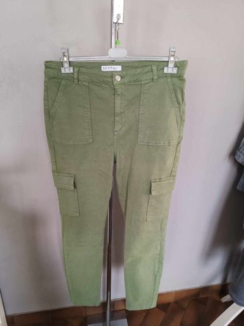 pantalon  cargo vert