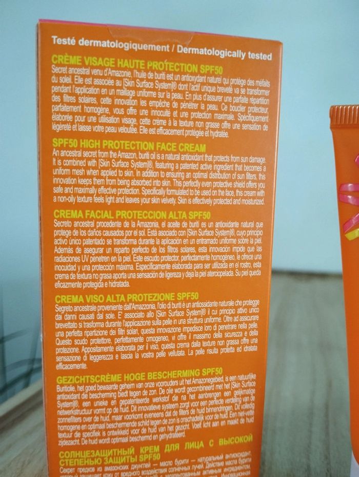 Crème visage haute protection uvb+ uva spf50 - photo numéro 3