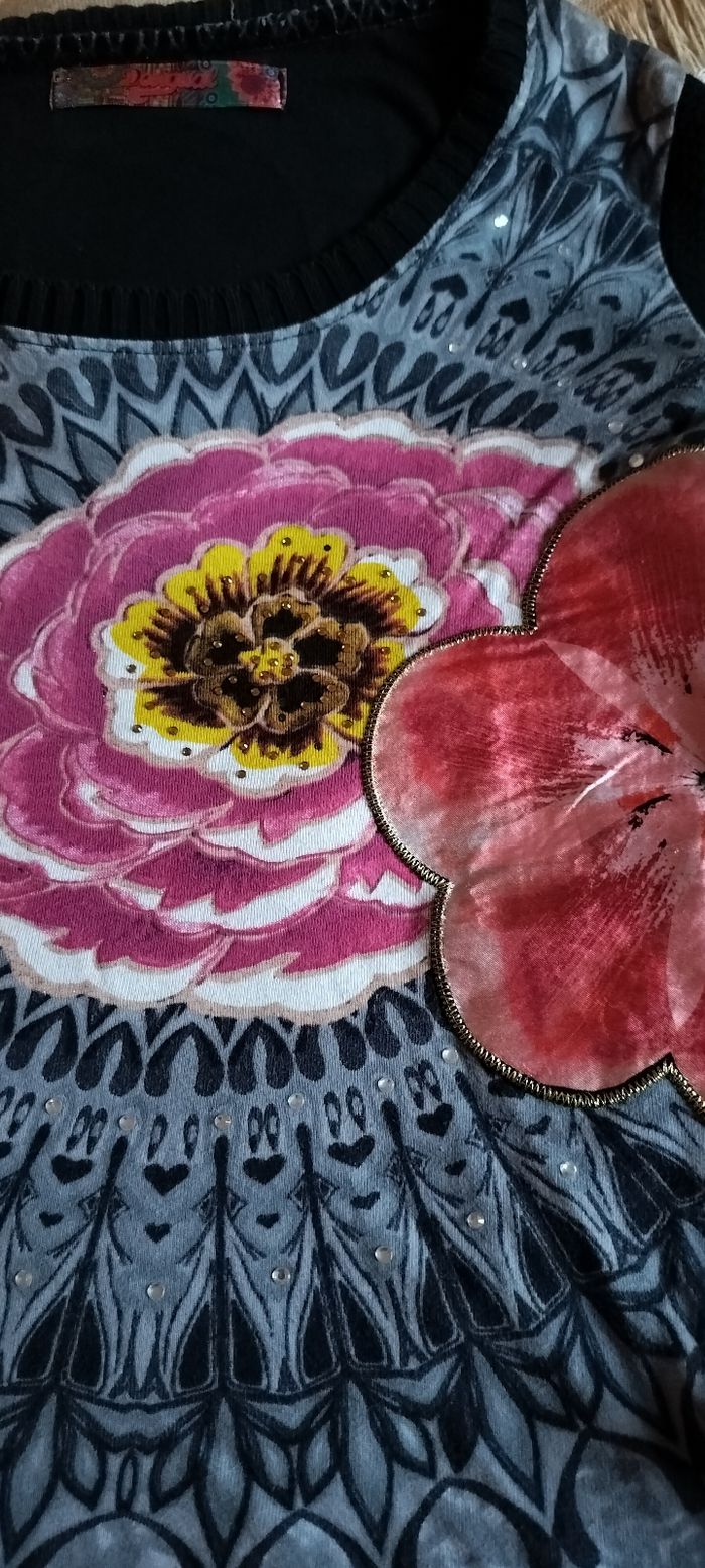 Pull Desigual pour femme taille S - photo numéro 4