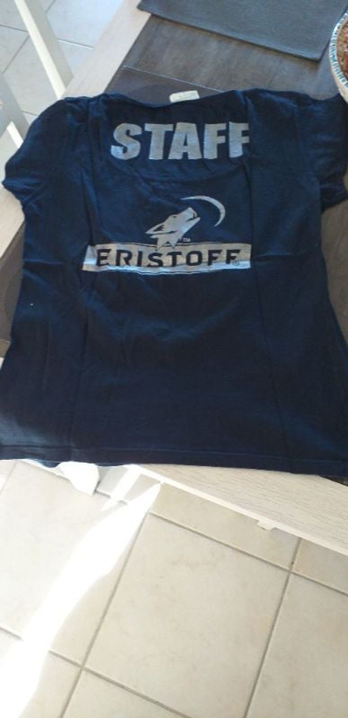 Tee-shirt manches courtes uni avec imprimé