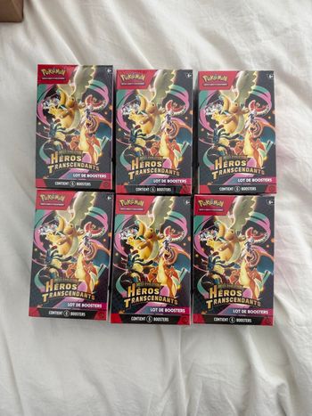 Lot de 6 bundle Pokémon me2.5 héros transcendants 