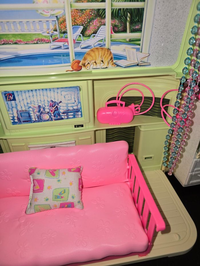 Maison radio Fm barbie mattel 1999 avec boite et notice - photo numéro 3