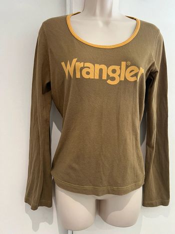 T-shirt manches longues, taille 38/ M wrangler
