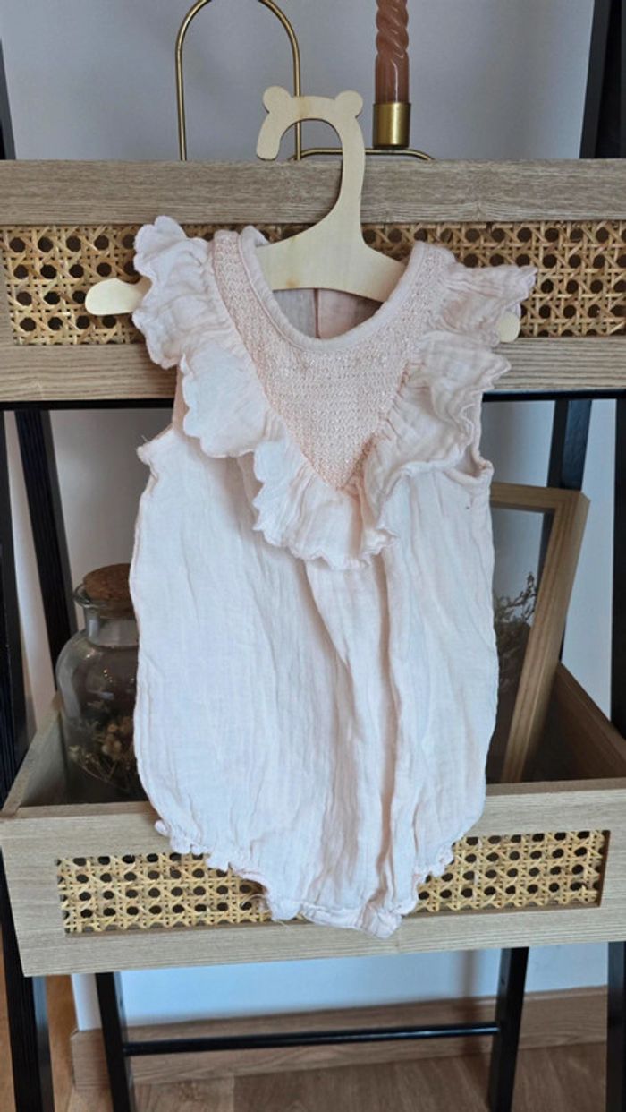 Barboteuse rose Kiabi