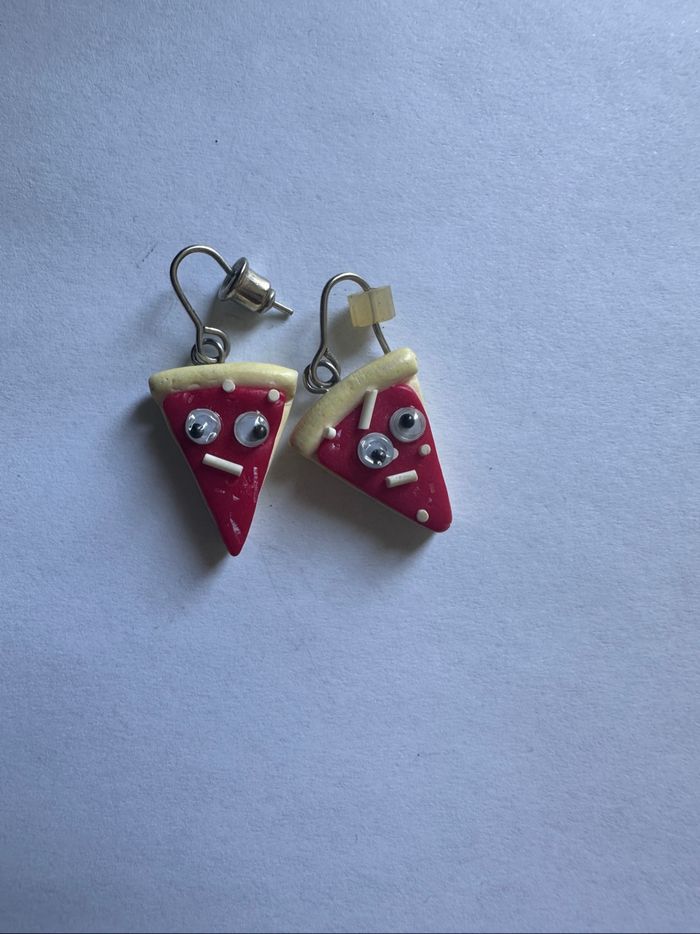 Boucles d’oreilles pizza