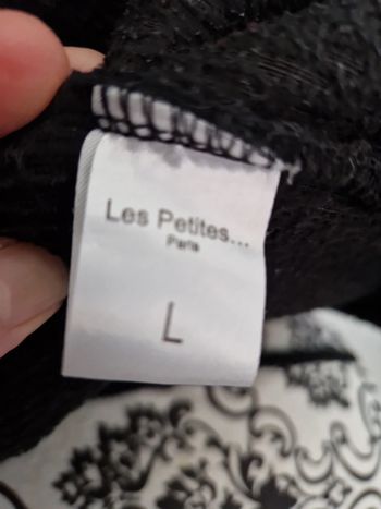 Veste blouson polaire Les Petites.. taille 42/44 noire