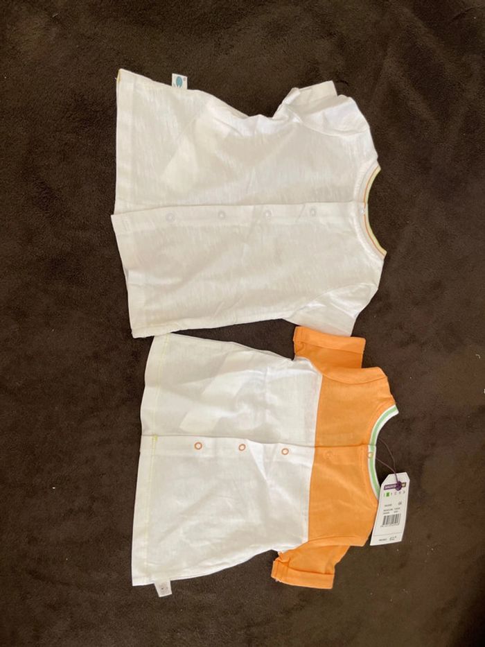 Lot de deux t-shirts neufs 6 mois Sergent Major - photo numéro 4