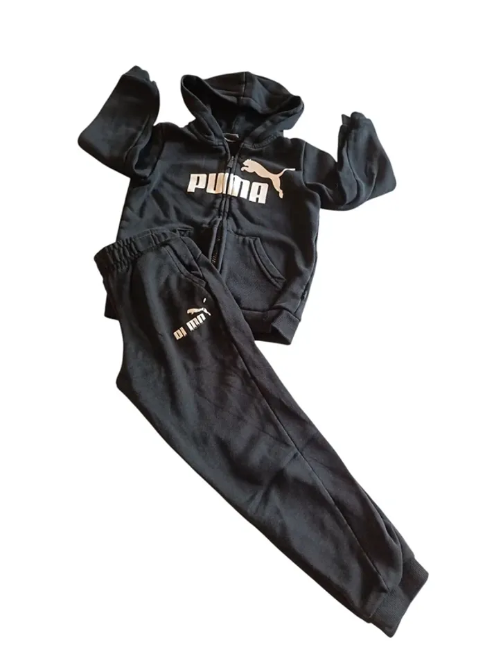Ensemble sport 7-8 ans jogging + gilet puma