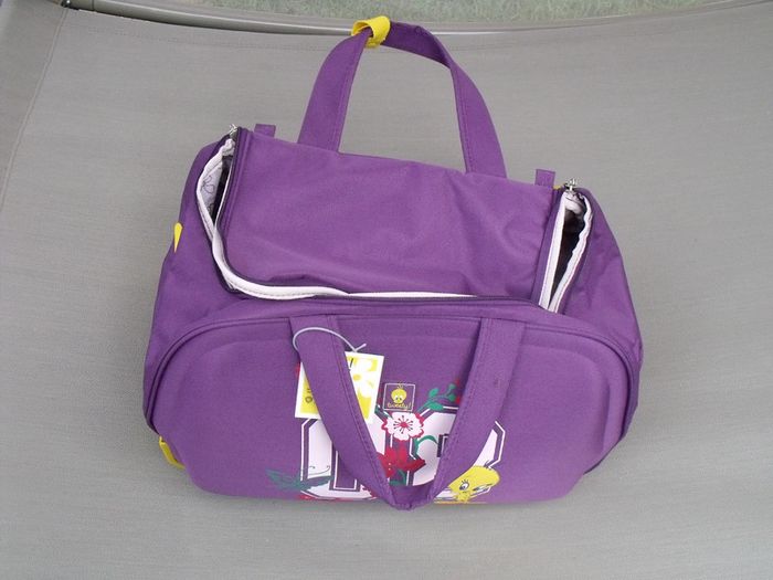 lot sac de voyage valise Titi Tweety Neuve Rose Mauve Fille