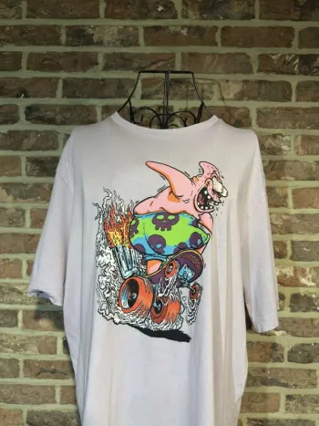 T-shirt mauve clair Lila Patrick Bob L’éponge H&M Taille L / 40