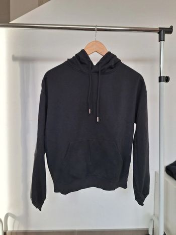 Pull sweat à capuche noir Jennyfer femme XS