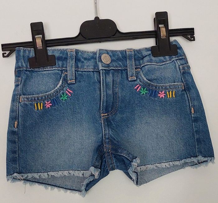 Short en jean motif fleuri H&M - photo numéro 2