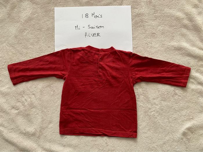 Lot 4 T-shirts manches longues 18 mois - Grain de blé & autre - TBE - photo numéro 12