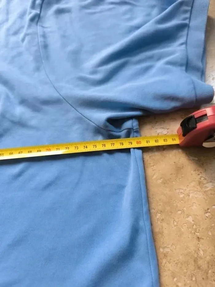 Polo Ralph Lauren homme pima coton 3XB bleu clair logo marine excellent état - photo numéro 11