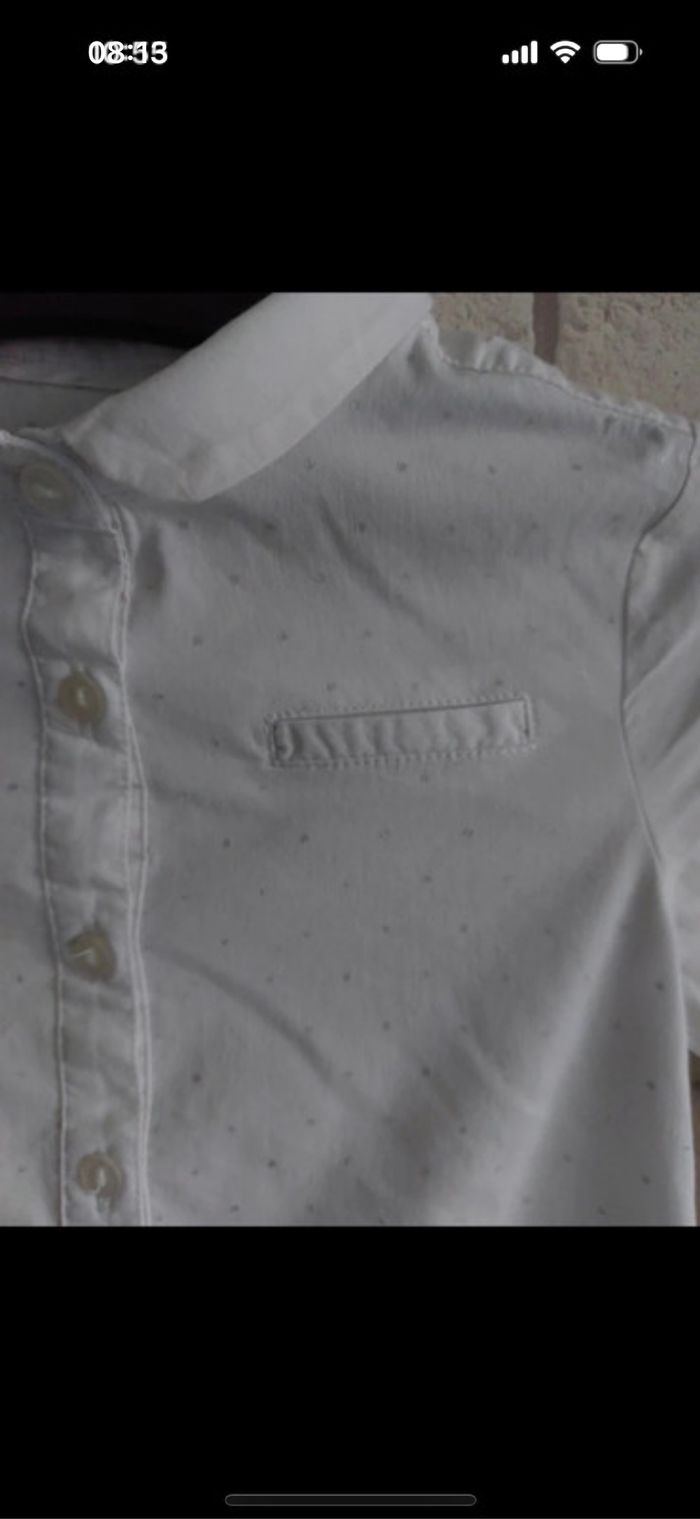 Chemise fille Okaidi taille 5 ans - photo numéro 2