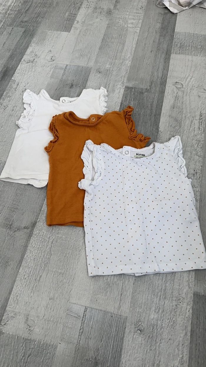Lot de 3 tee-shirts. - photo numéro 2