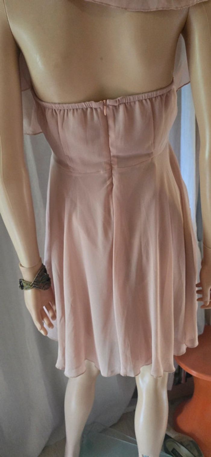 robe dégriffée rose poudré avec cape amovible Taille 36/S défauts - photo numéro 11