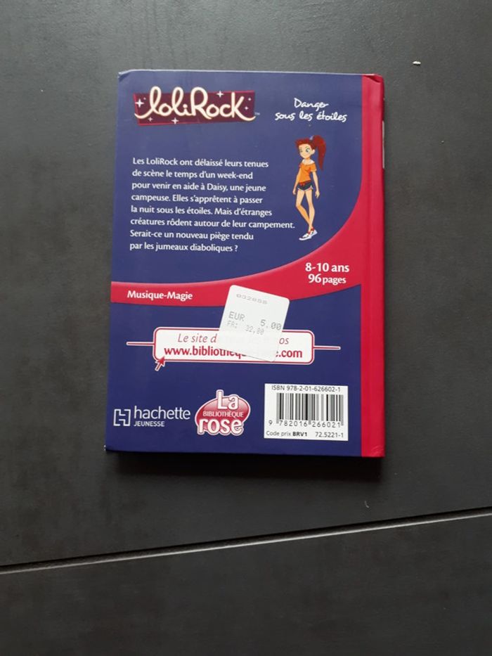 Livre bibliothèque rose LoliRock tome 13 Danger sous les étoiles - photo numéro 3