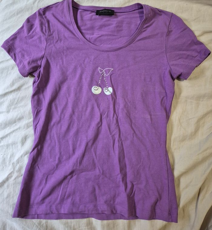 Tee-shirt violet Sergio Tacchini