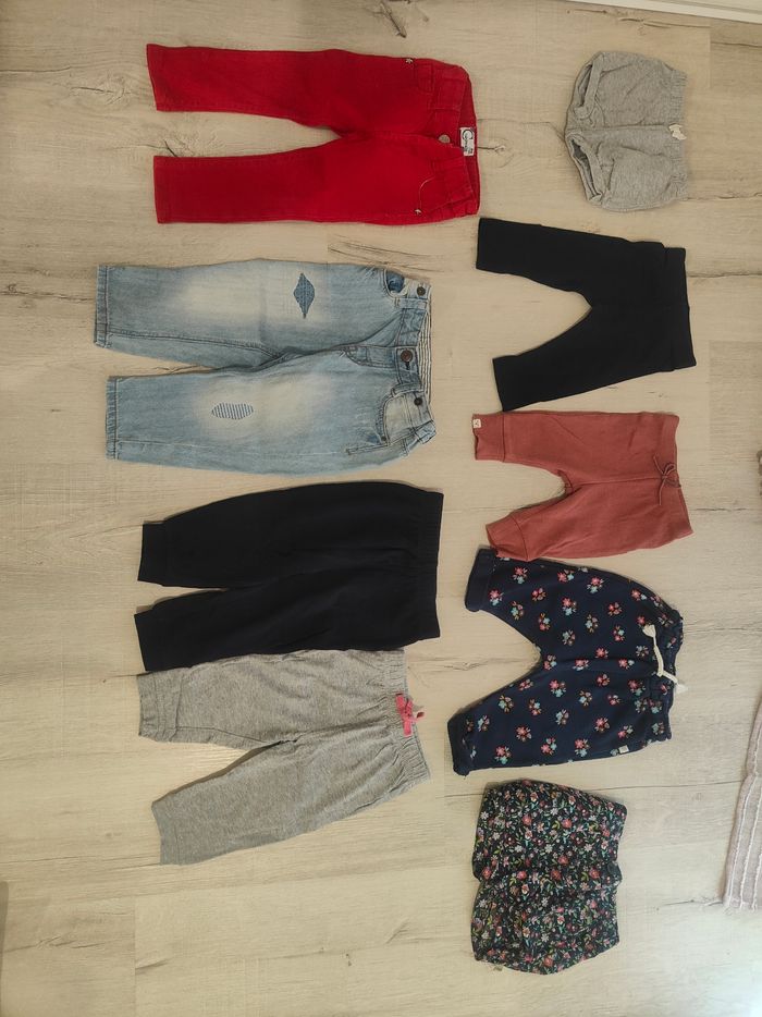 Lot 60 vêtements bébé fille 6-12mois