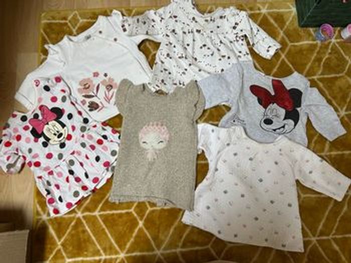 Lot de robes, pulls, combinaisons et shorts bébé 3 mois - photo numéro 5