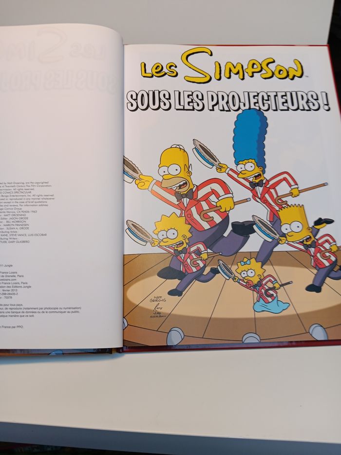 Livre Bande dessinée les Simpson Sous les projecteurs - photo numéro 4