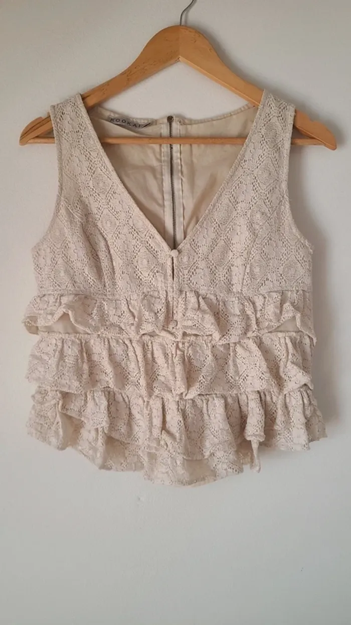 Magnifique haut en dentelle Kookai taille M