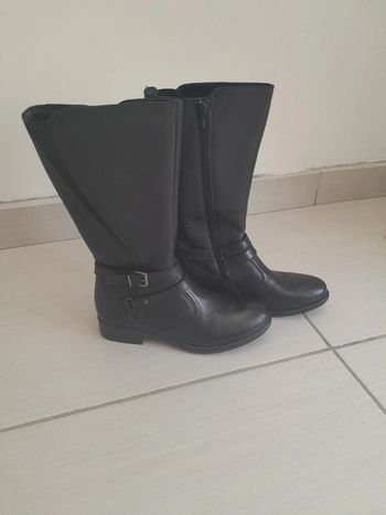 Bottes simili cuir fille taille 34