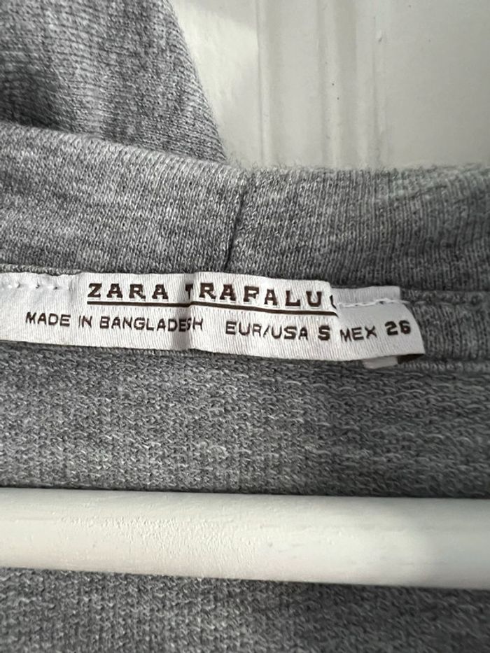 Sweat léger Zara gris taille S - photo numéro 2