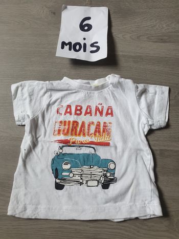 Maillot t-shirt 6mois garçon