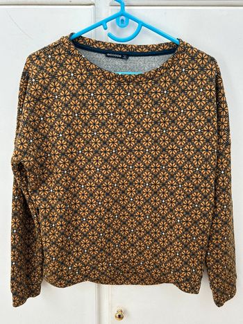 Très beau sweat pull bonobo moutarde femme taille s